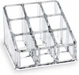 IKER Ruj Gloss Organizer,ulei esențial compact acrilic mic transparent Ro, Oem