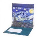 Felicitare pop-up - Vincent Van Gogh - Starry Night | Today is Art Day