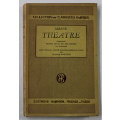 THEATRE par LESAGE : TURCARET / CRISPIN RIVAL DE SON MAITRE / LA TONTINE , 1948