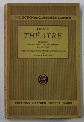 THEATRE par LESAGE : TURCARET / CRISPIN RIVAL DE SON MAITRE / LA TONTINE , 1948 foto