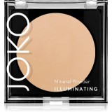 JOKO Mineral Powder pudra compacta cu minerale. culoare 01 Transparent 8 g
