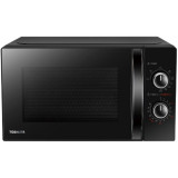 Cuptor cu microunde Toshiba MW-MG20PBK, 20 l, 800 W, 6 nivele de putere, control mecanic, grill, functie decongelare, timer, negru