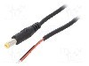 Cablu alimentare DC, cabluri, DC 5,5/2,1 mufa, negru, 3m, SUNNY - ECP30R2155STST
