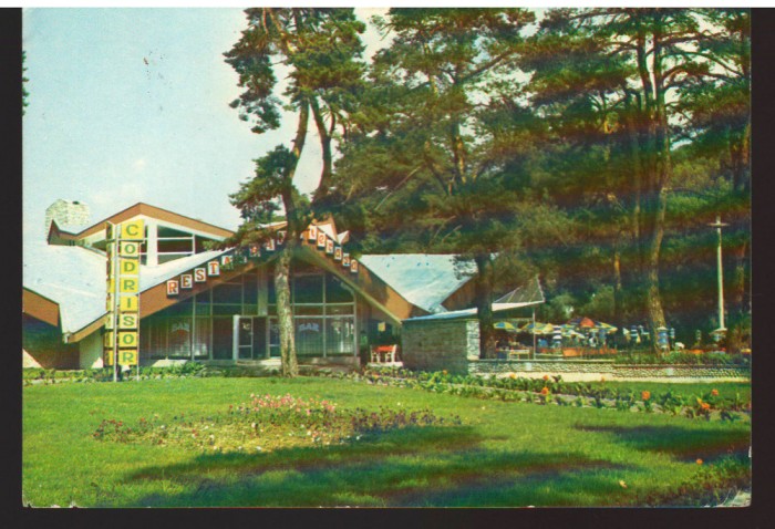 CPIB 22234 - CARTE POSTALA - BISTRITA, GRADINA RESTAURANT CODRISOR