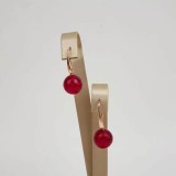 Cumpara ieftin Cercei Ignis din jad roșu