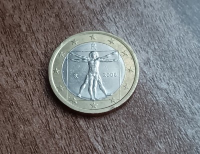 C50 - Moneda foarte veche - 1 euro - Italia - 2006 foto