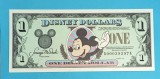 (SUA) Statele Unite ale Americii (Disneyland) 1 Disney Dollar 1998 UNC 'Mickey Mouse '98' serie: A00039397A; (ROG CITITI DETALIILE!)
