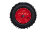 Roata pentru roaba 3.50-8 TT cu rulment si ax subtire 14 mm, 8PR