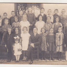 bnk foto Fotografie clasa elevi cu profesor - Foto Curticean Arad 1925