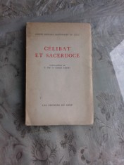 CELIBAT ET SACERDOCE (CARTE IN LIMBA FRANCEZA)