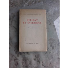 CELIBAT ET SACERDOCE (CARTE IN LIMBA FRANCEZA)