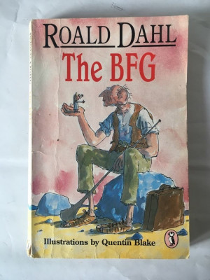 The BFG, Roald Dahl, Puffin Books, Illustrations by Quentin Blake, engleza foto