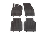 Covorase Auto Cauciuc Rezaw Dedicate VW Tayron 5 Locuri 2025- , Tip Tavita, Negru, Cu Bordura Inalta