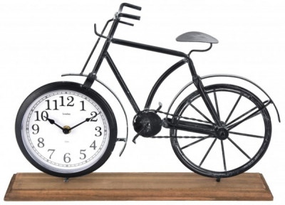 Ceas ornamental forma bicicleta foto