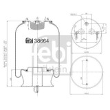 Febi Bilstein Burduf, suspensie pneumatica
