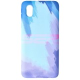 Husa Silicon Watercolor Winter Snow Samsung Galaxy A01 Core