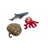 Set pentru scufundari Rechin,Caracatita si Pisica de mare,+6 ani, BS Toys