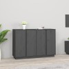 VidaXL Servantă, gri, 120x35x80 cm, lemn masiv de pin 814496