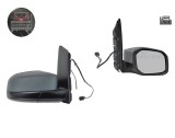 Oglinda exterioara Volkswagen Caddy 3 (2k), 06.2015-, Dreapta, reglare electrica; grunduita; incalzita; geam convex; cromat; 5 pini, View Max