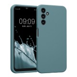 Husa Kwmobile pentru Samsung Galaxy A14 5G, Verde inchis, Silicon, KWM000018GD035C, Carcasa