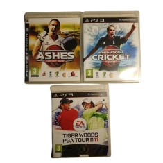 Joc PS3 Ashes Cricket 2009 + 2010 + Tiger Woods PGA Tour 11