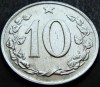 Moneda 10 HALERU - RS CEHOSLOVACIA, anul 1967 * cod 4426 = excelenta, Europa, Aluminiu