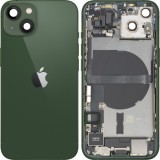 Capac Baterie Apple iPhone 13, Cu Carcasa Mijloc, Full Parts, Verde, Swap