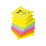 Notes adeziv Post-it&amp;reg; &amp;bdquo;Z&amp;rdquo; Neon unicolor