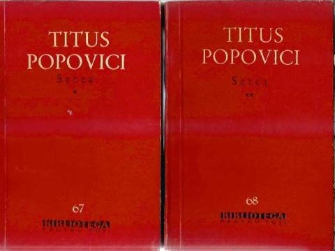 Setea (2 volume) - Titus Popovici