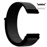 Curea material textil, compatibila cu Samsung Galaxy Watch8 44mm, Raisin Black