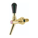 Robinet dozator bere - cu compensator, Model V10, oțel crom-nichel, auriu, Lungimea firului: 55 mm