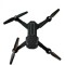 Drona pliabila, HD, unghi larg 720P, giroscopul cu 6 axe, wifi, rotire la 360&deg;, cu telecomanda, negru
