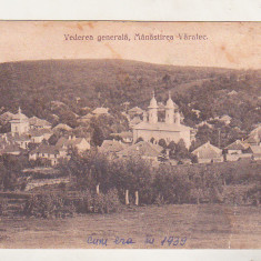 bnk cp Manastirea Varatec - Vedere generala - uzata 1928