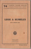 Lege a numelui (8 aprilie 1936), Alta editura