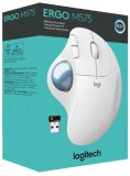 Mouse Logitech Ergo M575 2.4ghz Bt Off White PC