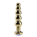 Dildo anal metalic Rosy Golden Large