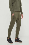 Under Armour pantaloni de trening Armour Fleece culoarea verde, neted