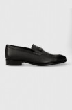 BOSS mocasini de piele Colby barbati, culoarea negru, 50511615