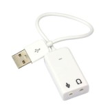Placa Sunet USB 7.1 cu Sunet 3D si Cablu