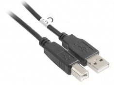 Cablu Tracer USB 2.0 A - B 1.8m negru foto