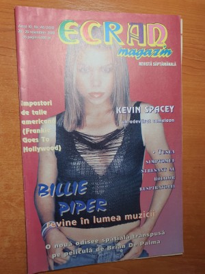 ecran magazin 20-26 noiembrie 2000-britney spears,kylie minogue,kim basinger foto
