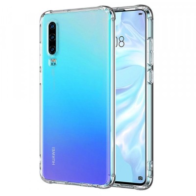 Husa pentru Huawei P30, Techsuit, Shockproof Clear, Transparenta foto