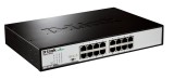 Switch Gigabit D-Link cu 16 porturi RJ-45, montare rack, DGS-1016D/E