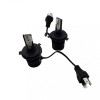 Set 2 becuri led csp H4 9003 cu ventilator 16000lm 6000k canbus 12v 24v, Oem