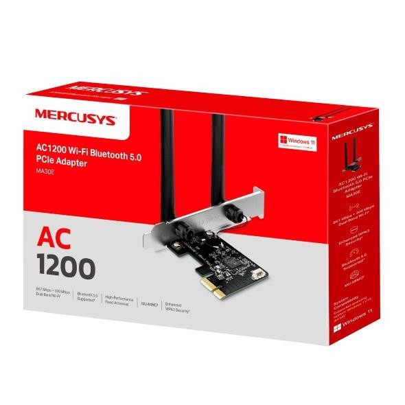 Mercusys MA30E AC1200 Wi-Fi BTPC Adapter