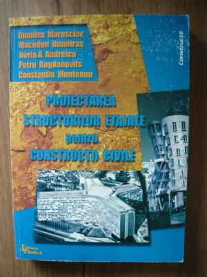 MARUSCIAC (coord.) - PROIECTAREA STRUCTURILOR ETAJATE PENTRU CONSTRUCTII CIVILE foto
