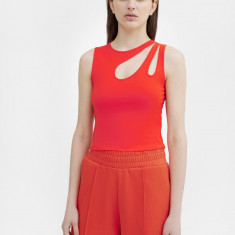 Crop-top din bumbac organic pentru femei