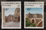 BC76, Luxemburg 1977, serie arhitectura, cladiri