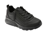 Cumpara ieftin Pantofi sport SKECHERS negri, UNO LITE, din piele ecologica