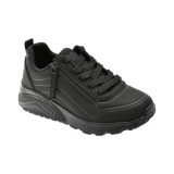 Pantofi sport SKECHERS negri, UNO LITE, din piele ecologica